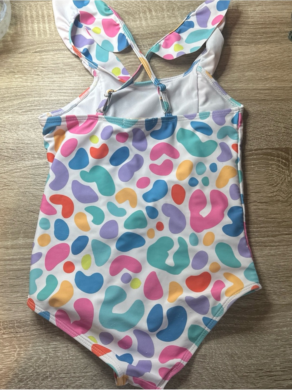 Marie Nicole Boutique Printed Spot Girls Swimsuit Size 4XL 14/16 - Picture 7 of 9